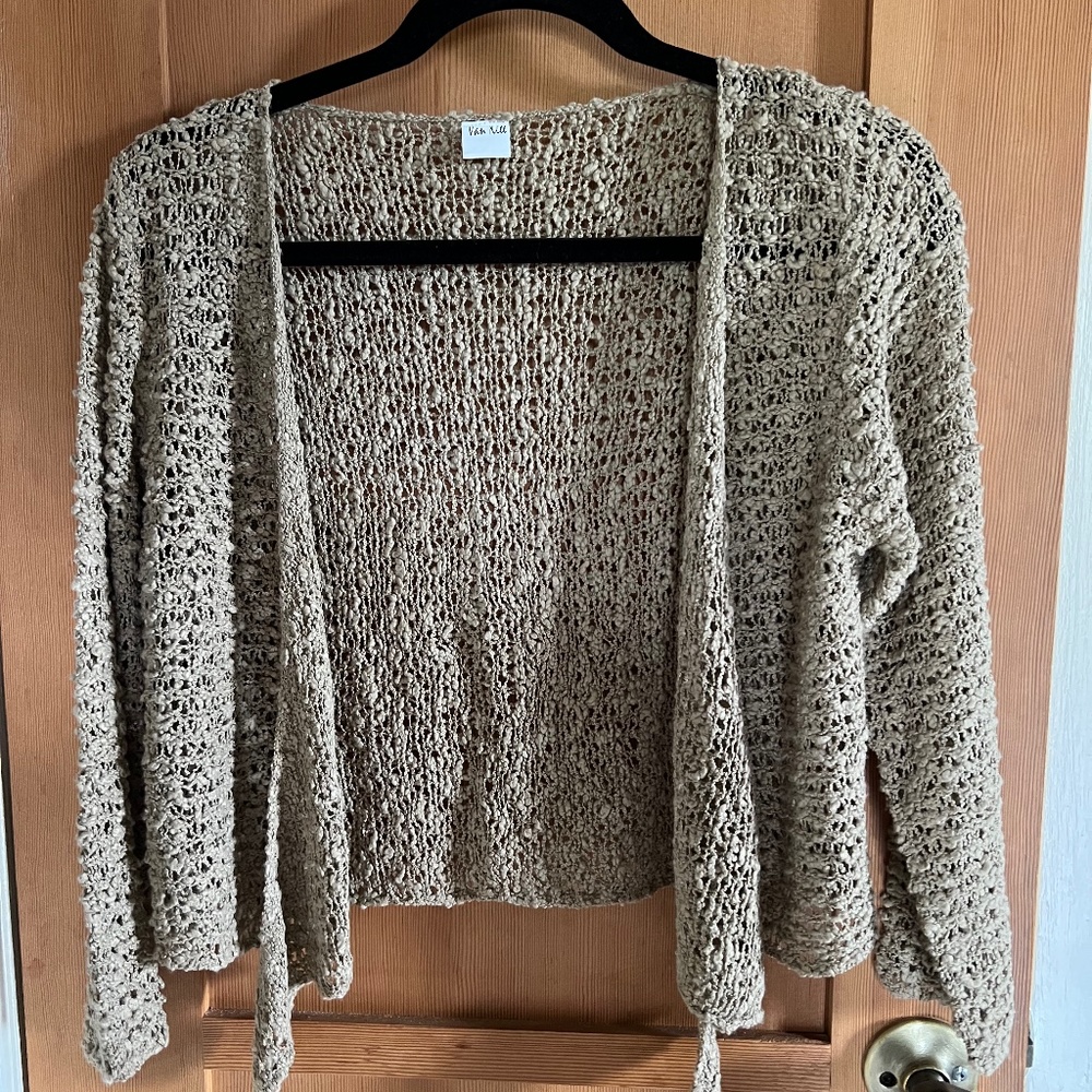 VAN KLEE Tan Knit Shrug One Size fits 6-12